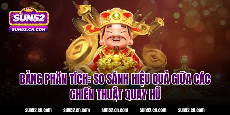 Bảng phân tích: So sánh hiệu quả giữa các chiến thuật quay hũ